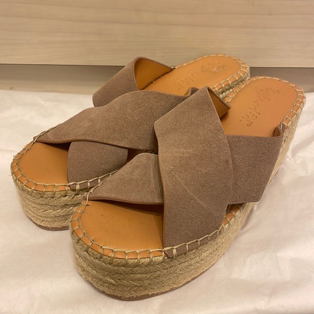 Splendid | Blush Espadrille Platform Sandals- 7.5